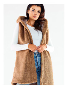 Jachetă pentru femei awama model 173892 Brown