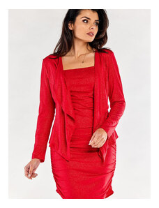 Jachetă pentru femei awama model 174359 Red