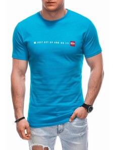 EDOTI Men's t-shirt S1920 - light blue
