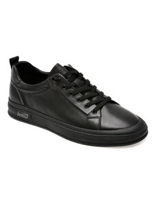 Pantofi casual EPICA negri, 37101, din piele naturala