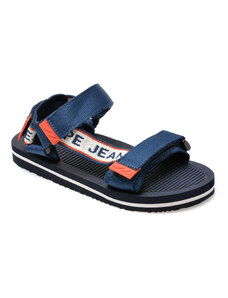 Sandale casual PEPE JEANS bleumarin, BS70063, din material textil