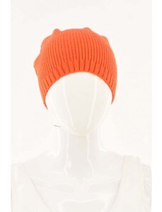 s.Oliver Caciula cu amestec de lana si model tricotat, portocaliu