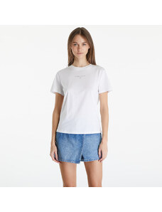 Tommy Hilfiger Tricou pentru femei Tommy Jeans Regrular Essential Logo Tee White
