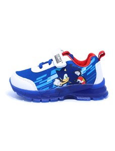 Pantofi sport cu luminite Sonic SC000035, alb-albastru, marimi 25-33