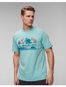 Tricou albastru pentru bărbați Quiksilver Tropical Rainbow SS