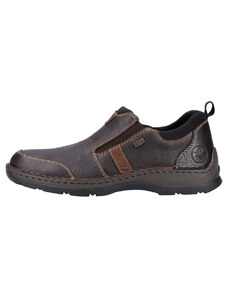 Pantofi barbati, Rieker, 05355-25-Maro, casual, piele naturala, impermeabil, cu talpa groasa, maro (Marime: 40)
