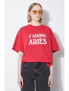 Aries tricou din bumbac JAdoro Aries SS Tee culoarea rosu, cu imprimeu, SUAR60008X