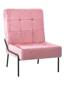 OrlandoKids Scaun de relaxare, roz, 65x79x87 cm, catifea