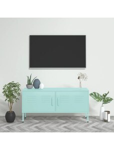 OrlandoKids Comoda TV, verde menta, 105x35x50 cm, otel