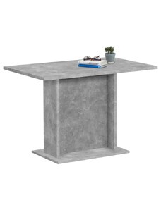 FMD Masa de bucatarie, gri beton, 110 cm