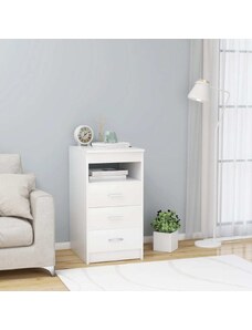 OrlandoKids Dulap cu sertare, alb, 40x50x76 cm, lemn compozit