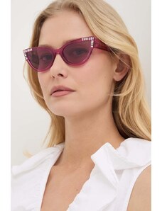 Guess ochelari de soare femei, culoarea roz, GU7901_5483Y