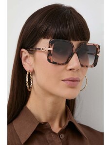 Furla ochelari de soare femei, culoarea maro, SFU712_5407TB