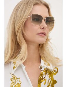 Furla ochelari de soare femei, culoarea argintiu, SFU714_580594