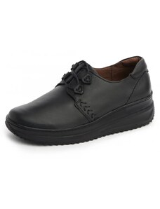 Pantofi piele naturala 634 negru Dr. Calm