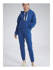 Pantaloni de trening pentru femei Figl model 155922 Blue