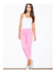 Pantaloni pentru femei Figl model 44208 Pink