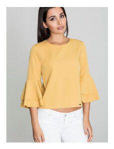 Bluză pentru femei Figl model 111058 Yellow