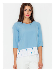 Bluză pentru femei Figl model 77128 Blue