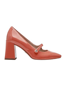 Pantofi eleganti dama Tamaris 1-22437-42, piele ecologica lacuita, orange