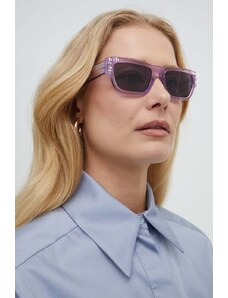 Guess ochelari de soare femei, culoarea violet, GU7902_5380Y