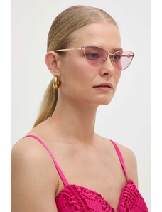 Furla ochelari de soare femei, culoarea roz, SFU715_59300Y