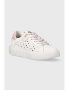 Love Moschino sneakers din piele culoarea alb, JA15584G0IIA110B
