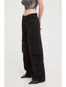 Diesel jeans D-SIRE-CARGO-D femei, culoarea negru, A13317.0KIAG