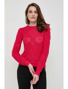Morgan pulover de bumbac culoarea rosu, light