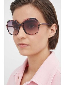 VOGUE ochelari de soare femei, culoarea roz, 0VO5561S