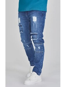 Blugi SIKSILK Drop Crotch Jeans blue