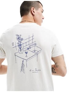 Scalpers provence t-shirt in off white