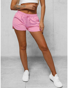 Pantaloni scurți sportivi pentru femei roz pudră OZONEE JS/8K1256/38