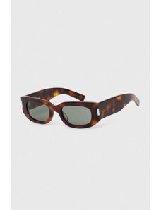 Saint Laurent ochelari de soare culoarea maro, SL 697