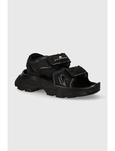 adidas by Stella McCartney sandale Hika femei, culoarea negru, cu platforma, IE3540