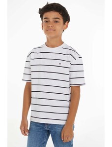 Tommy Hilfiger tricou de bumbac pentru copii culoarea albastru marin, modelator