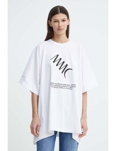 MMC STUDIO tricou din bumbac femei, culoarea alb