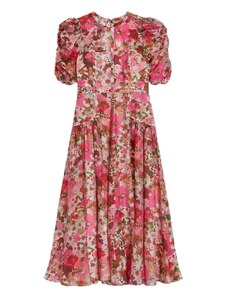 TED BAKER Rochie Botani Puff Sleeve Midi Dress 275409 pink
