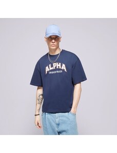 Alpha Industries Tricou College T Bărbați Îmbrăcăminte Tricouri 146501697 Bleumarin