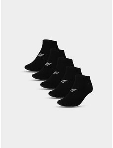 Women's Casual Ankle Socks (5pack) 4F - Black