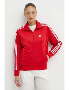 adidas Originals bluză femei, culoarea roșu, cu imprimeu IP0602