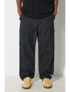 Human Made pantaloni Cargo Pants barbati, culoarea negru, drept, HM27PT001