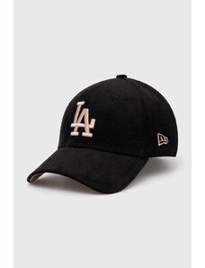 New Era sapca 9Forty Los Angeles Dodgers culoarea negru, cu imprimeu, 60435070
