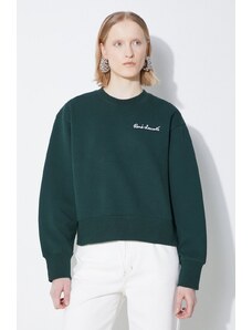 Lacoste bluza femei, culoarea verde, neted, SF7261