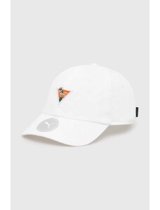 Puma șapcă de baseball din bumbac PRIME Dad culoarea alb, cu imprimeu, 246050