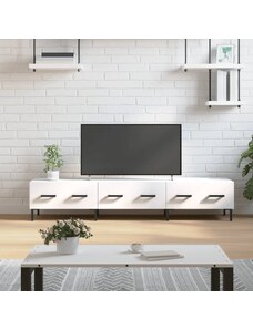 OrlandoKids Comoda TV, alb, 150x36x30 cm, lemn prelucrat