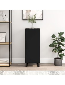 OrlandoKids Servanta, negru, 34,5x34x90 cm, lemn compozit