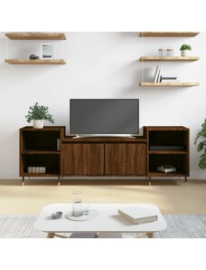 OrlandoKids Comoda TV, stejar maro, 160x35x55 cm, lemn prelucrat
