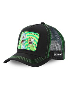 Șapcă CAPSLAB Rick and Morty black/green