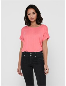 Pink women's T-shirt ONLY Moster - Women